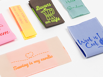 Einnähetiketten Taft 